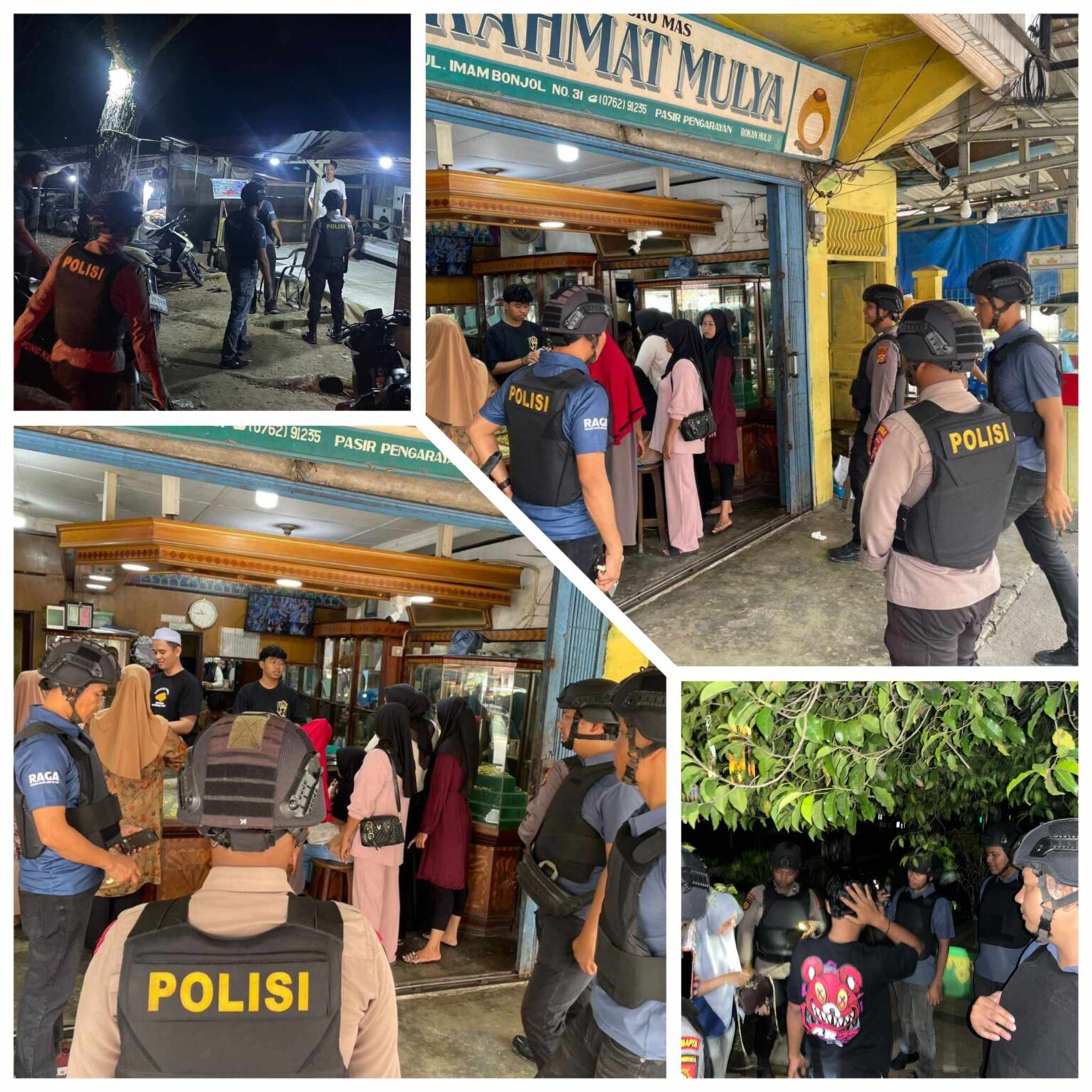 Polres Rokan Hulu Perketat Pengamanan dengan Patroli Massif